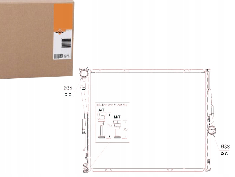 Nrf Chladič Bmw E83 X3 01-