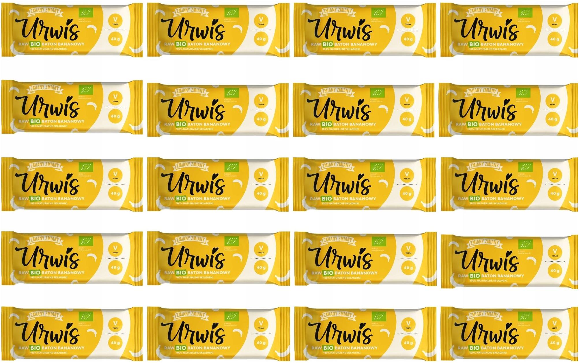 Sada 20 X Bio Tyčinka Pro Děti Bez Banánového Cukru Bez Konzervantů