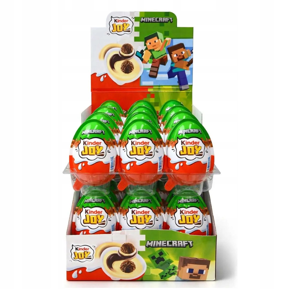 Levně Kinder Joy Vajíčko S Překvapením Minecraft 20 g x 24 kusů