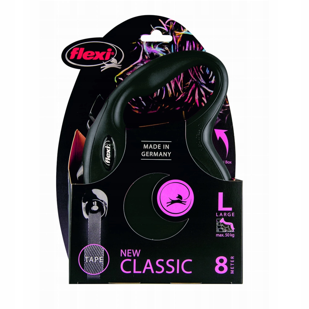 

Smycz Flexi New Classic L 8m 50 kg czarna