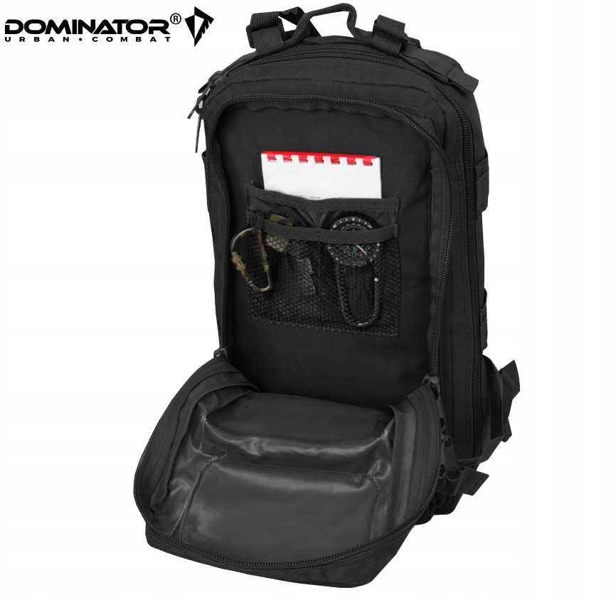 PLECAK MĘSKI WOJSKOWY DOMINATOR SHADOW CZARNY 30L Model Shadow