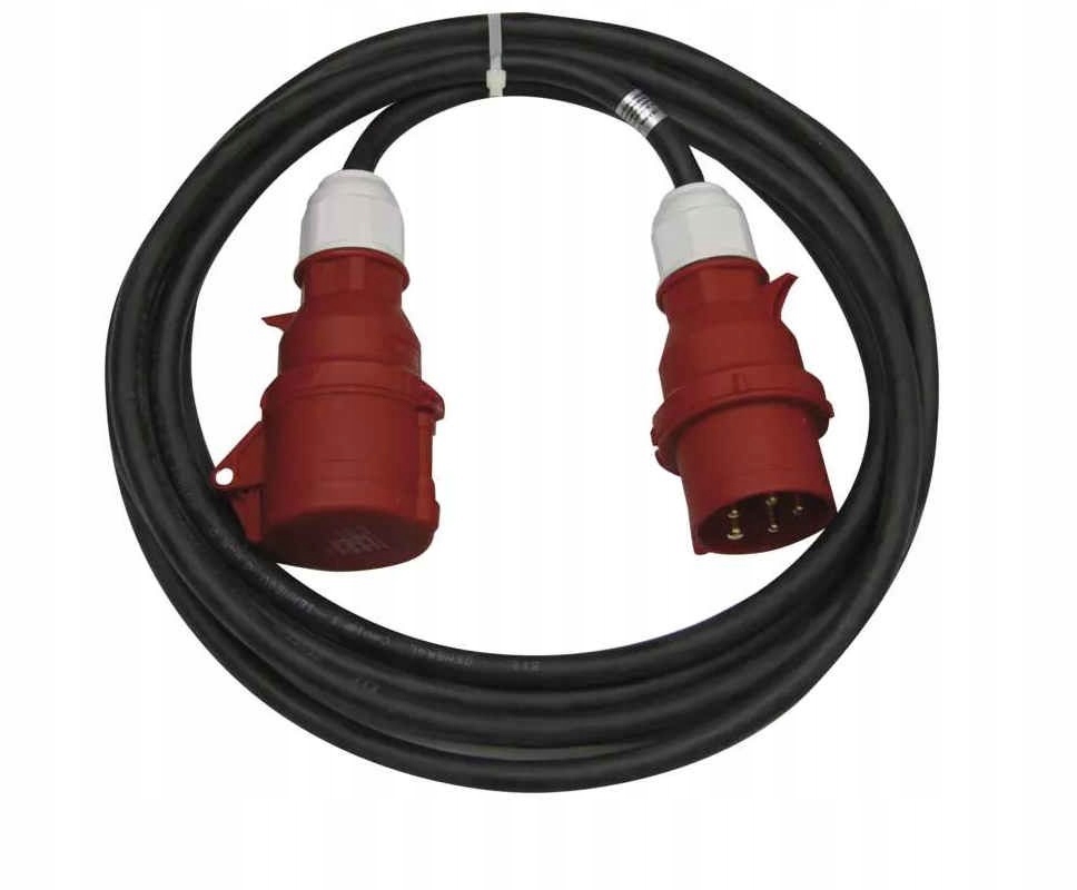 Predlžovací Kábel 3-fázový záhradný 10 m 1 gumová zásuvka 400 V 2,5 mm2 PM0902 Emos