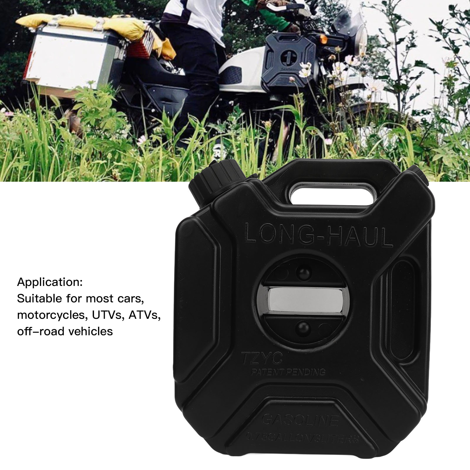 PUSZKI DO PRZECHOWYWANIA BENZYNY 3L DUŻA POJEMNOŚĆ PRZENOŚNOŚĆ Producent bez marki