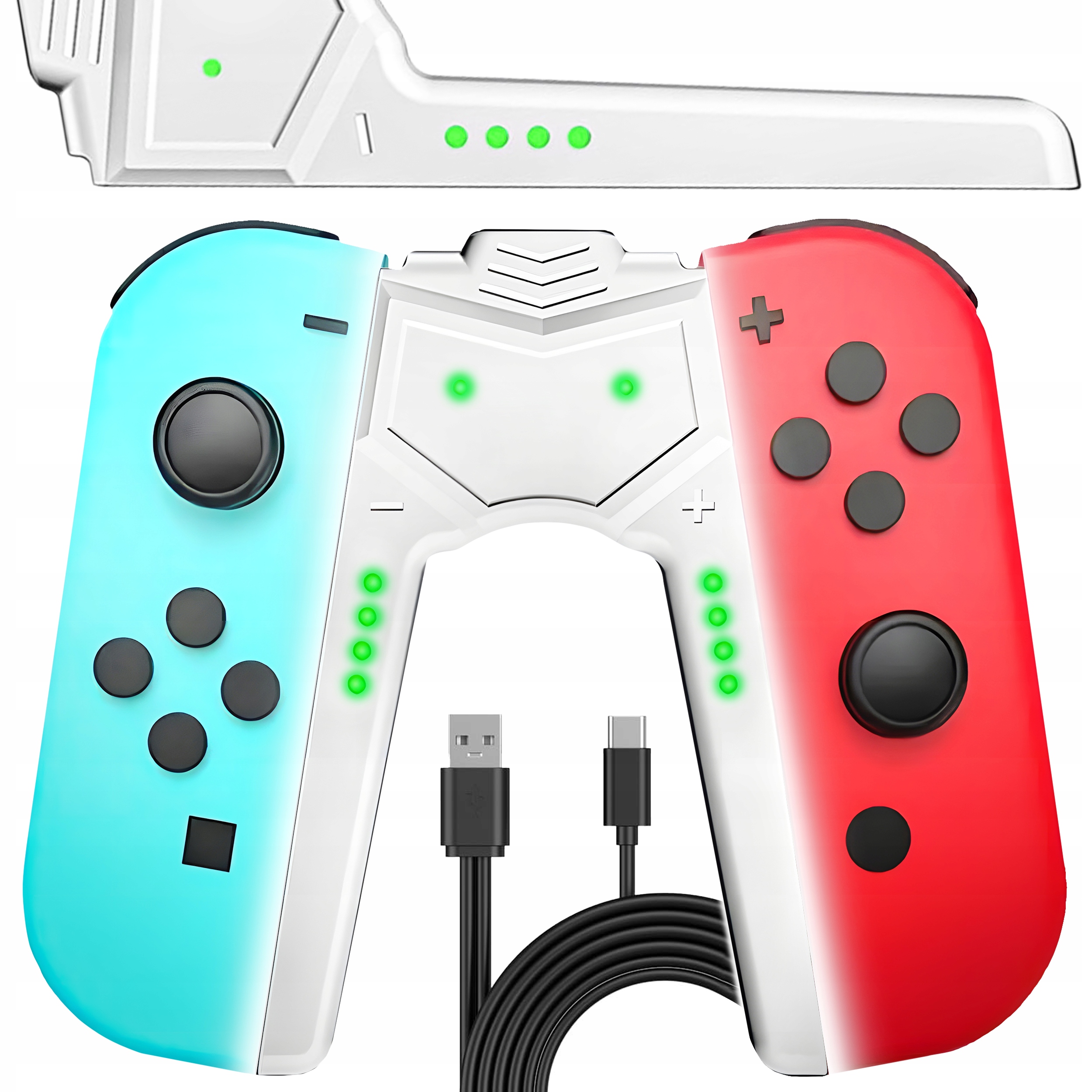 ŁADOWARKA DO PADÓW NINTENDO SWITCH KONTROLERÓW GRIP UCHWYT OLED PAD JOY-CON