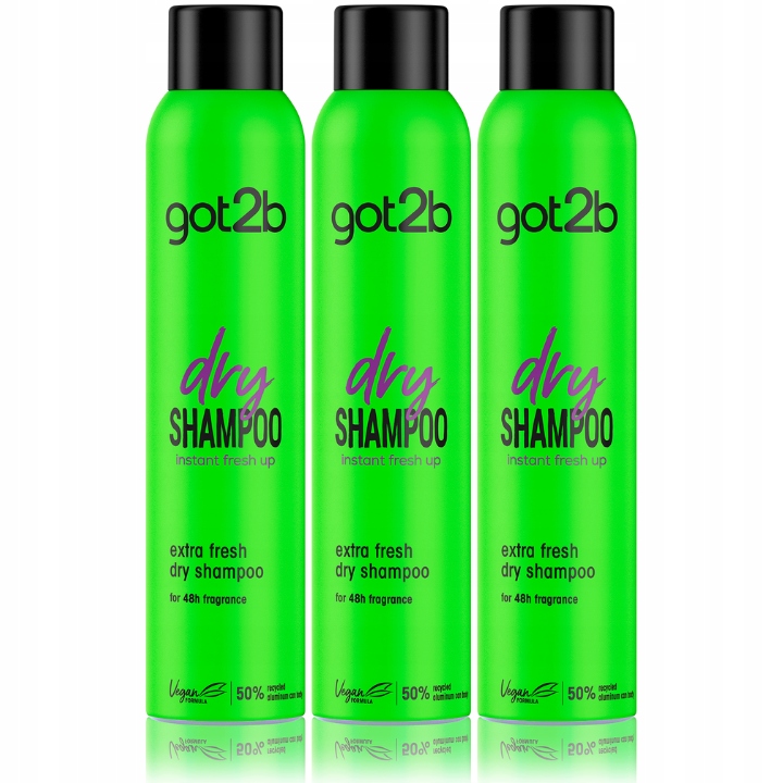 Got2b Fresh It Up Suchý Šampon na vlasy Extra Fresh x3