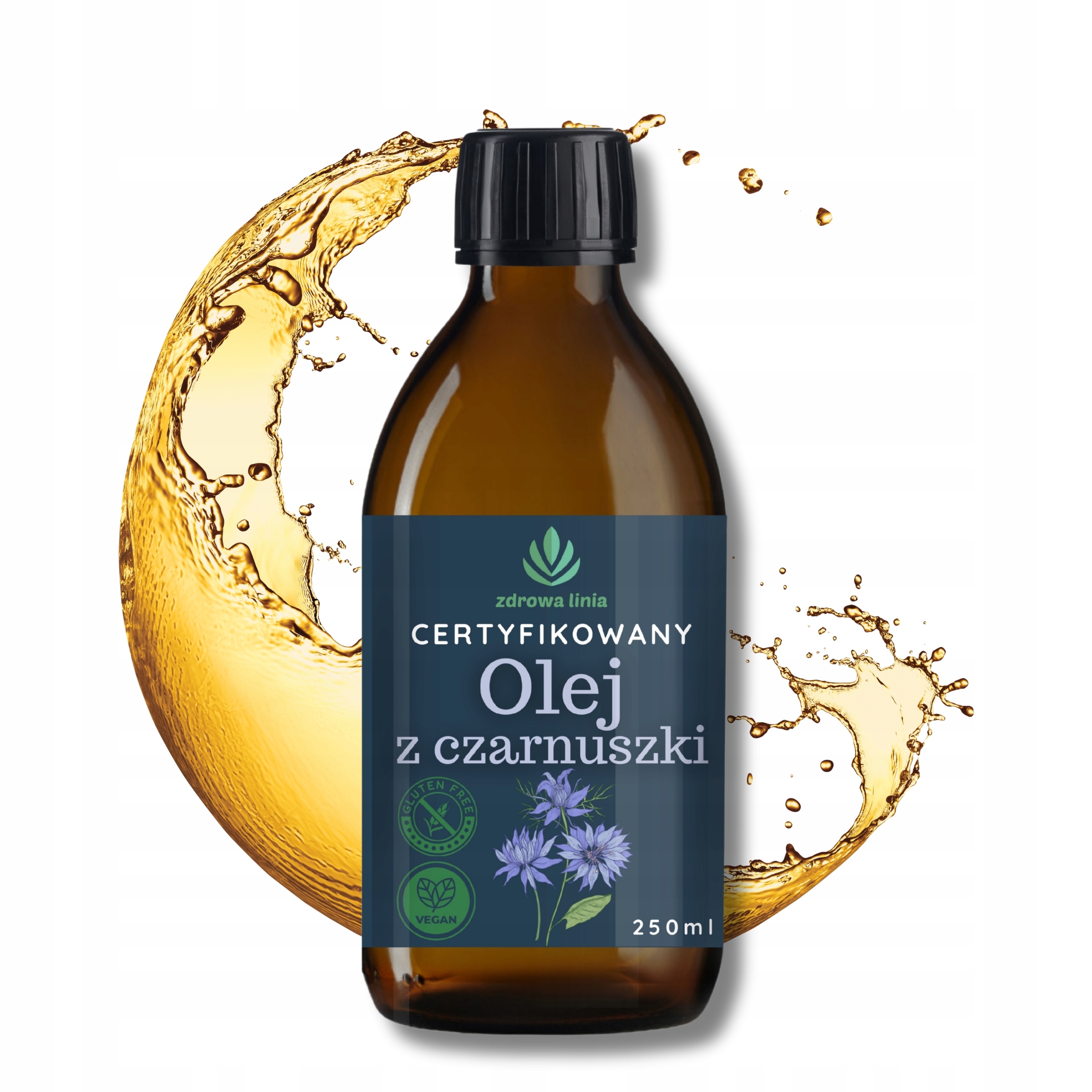 Levně Čerstvý Černý Olej 250 ml lisovaný za studena, nerafinovaný Certifikát