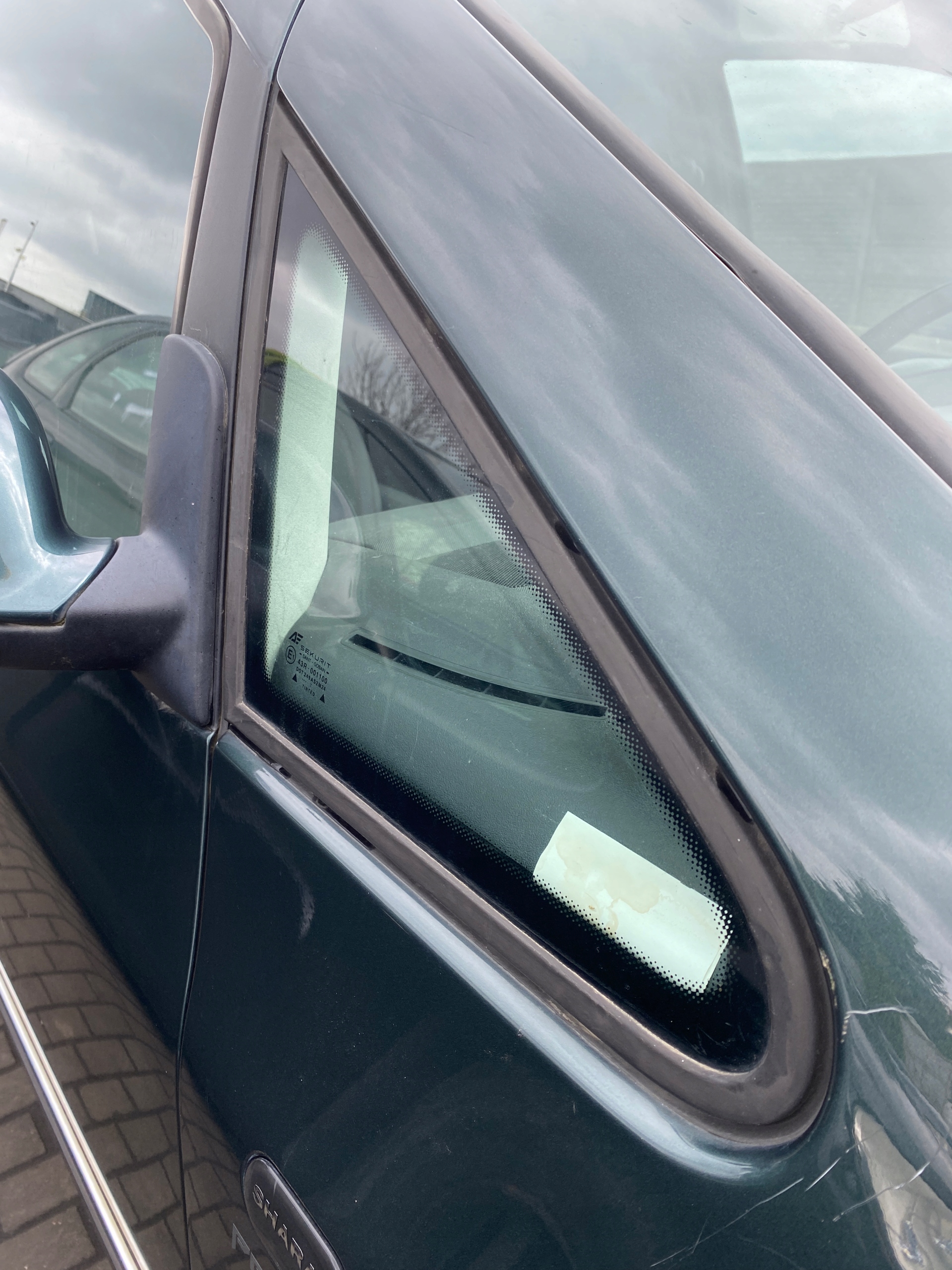 VW SHARAN FL 97-10 window bodywork side right front