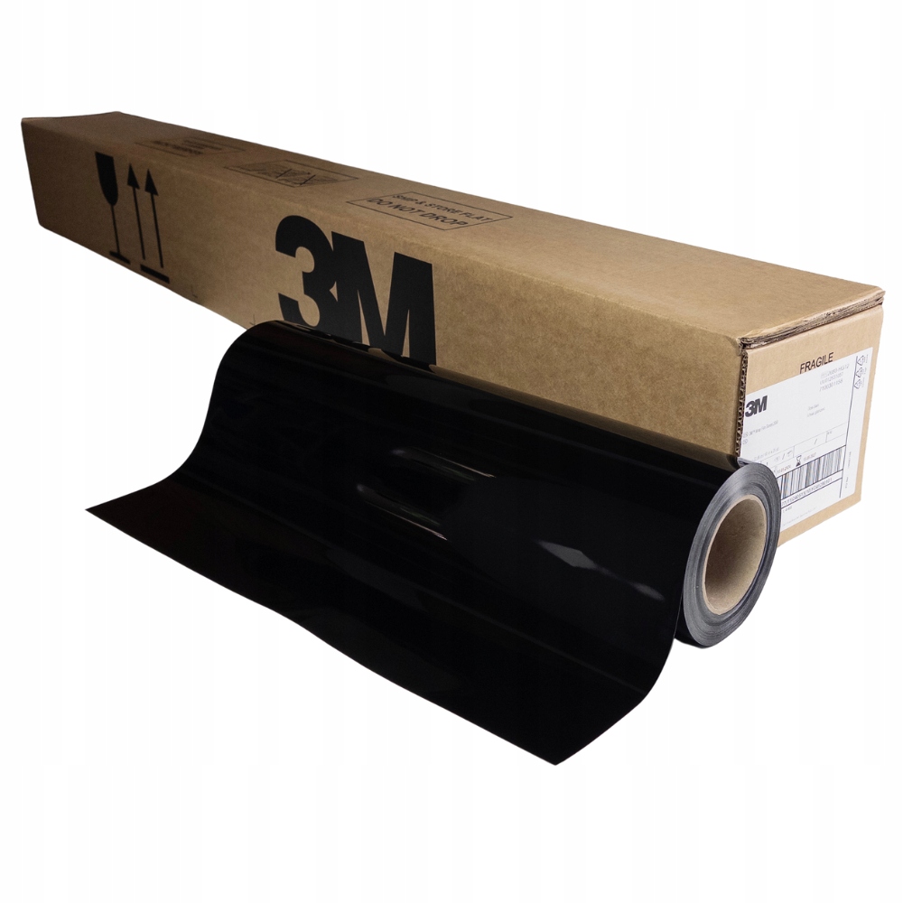 3M Fólie HG12 High Gloss Black Vysoký černý lesk 50 cm x 100 cm