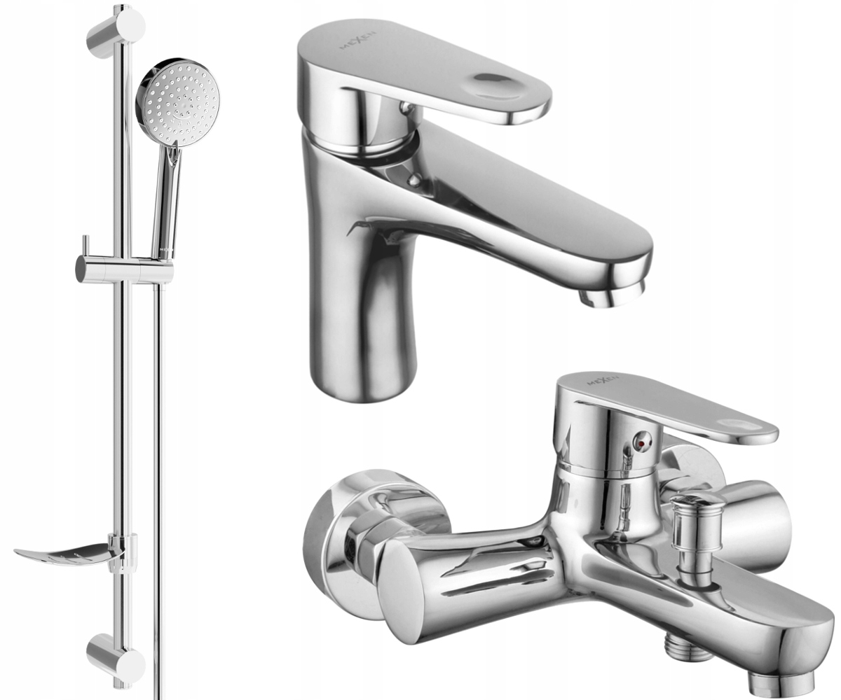 

Mexen Kama DF75 Zestaw Wannowy Bateria Chrom