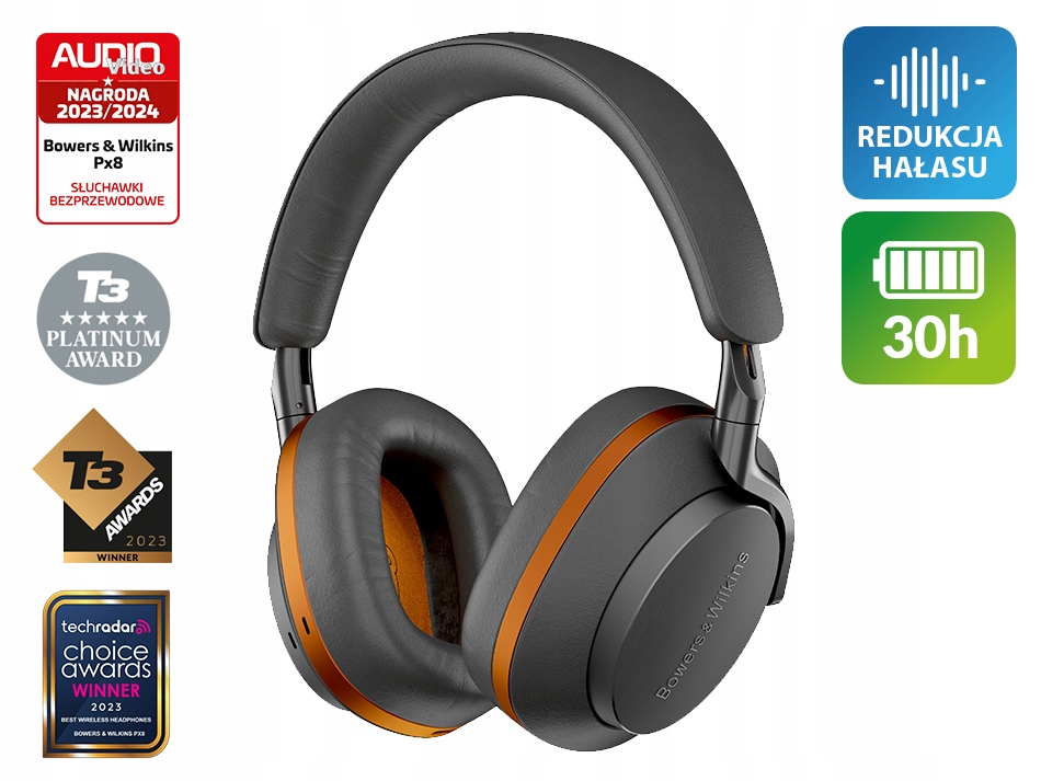 Słuchawki bezprzewodowe nauszne Bowers & Wilkins PX8 - Sklep