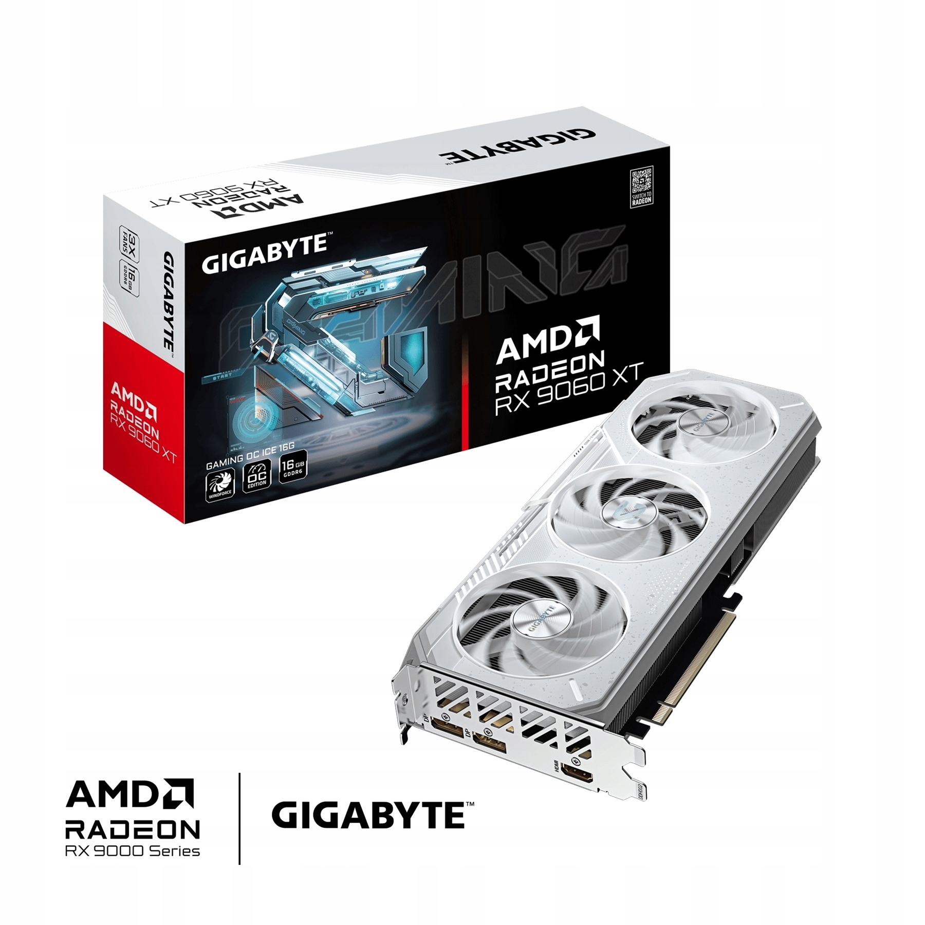 Grafická karta Gigabyte Radeon Rx 9060 Xt Gaming Oc Ice 16GB 16 Gb