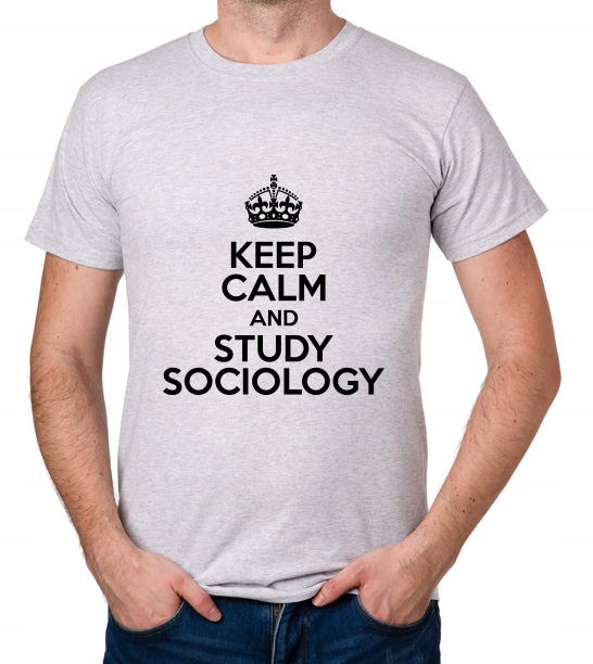 

koszulka Keep Calm And Study Sociology prezent