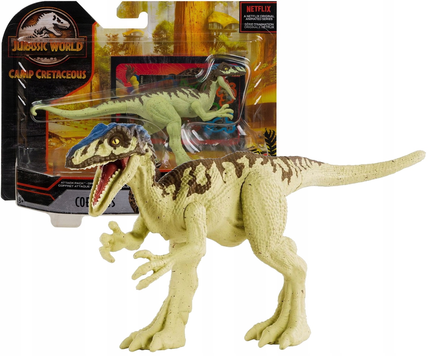 

Jurassic World Atakujący Dinozaur Coelurus HBX29