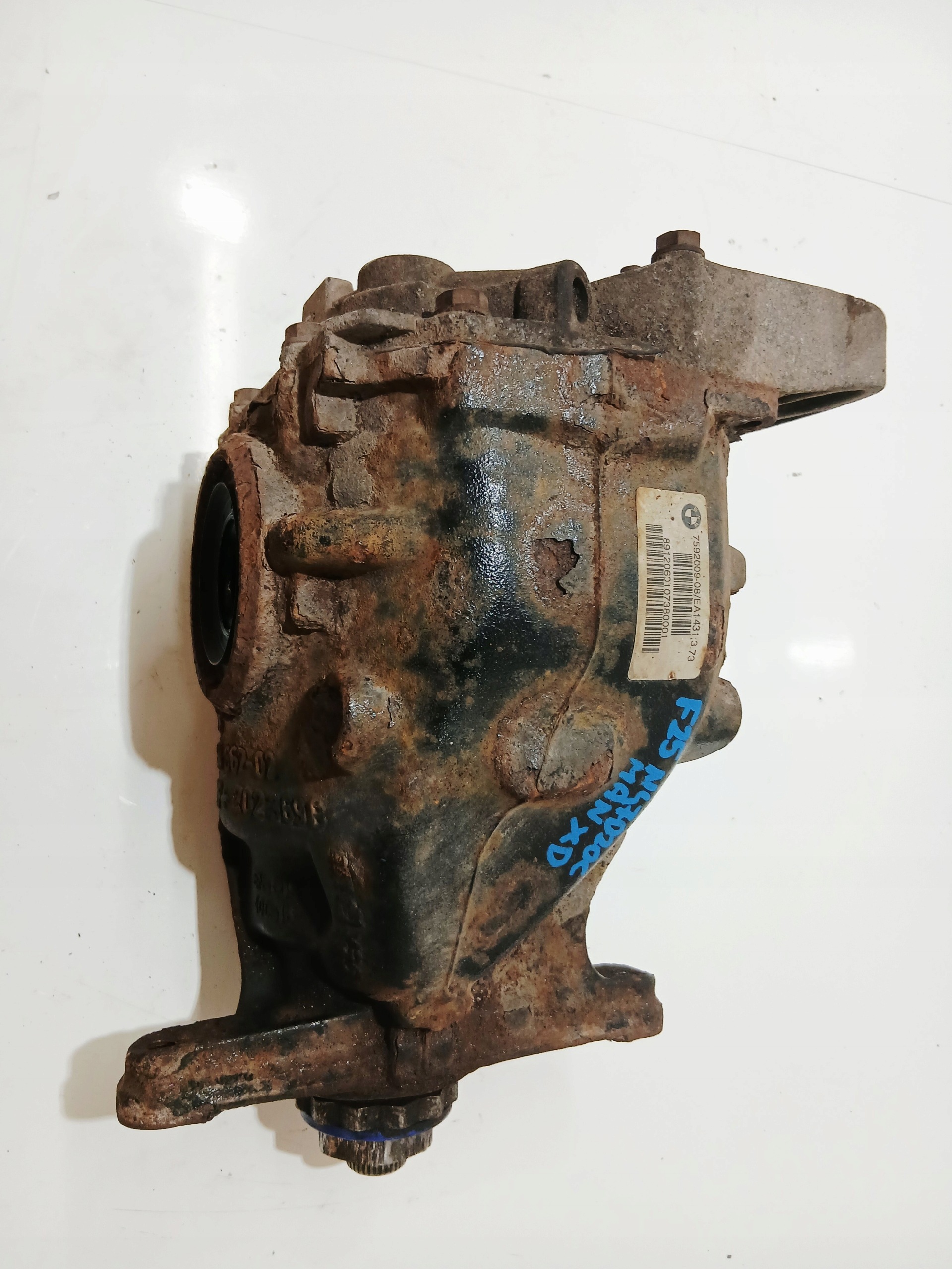 differential diff BMW X3 F25 N47 2.0D XDRIVE 7592009 3.73