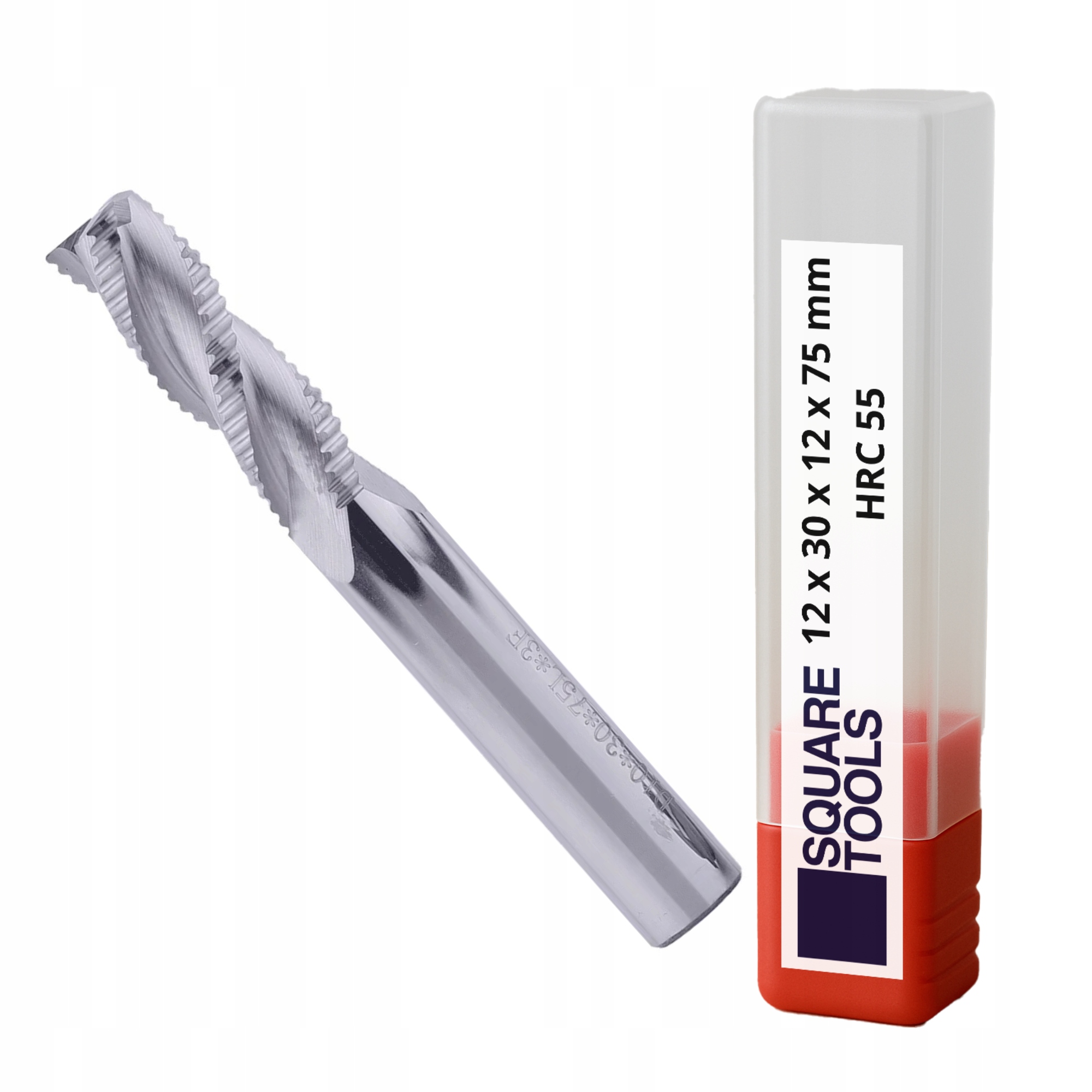 Frez zgrubny gryzak 12 mm x 75 mm Vhm do aluminium