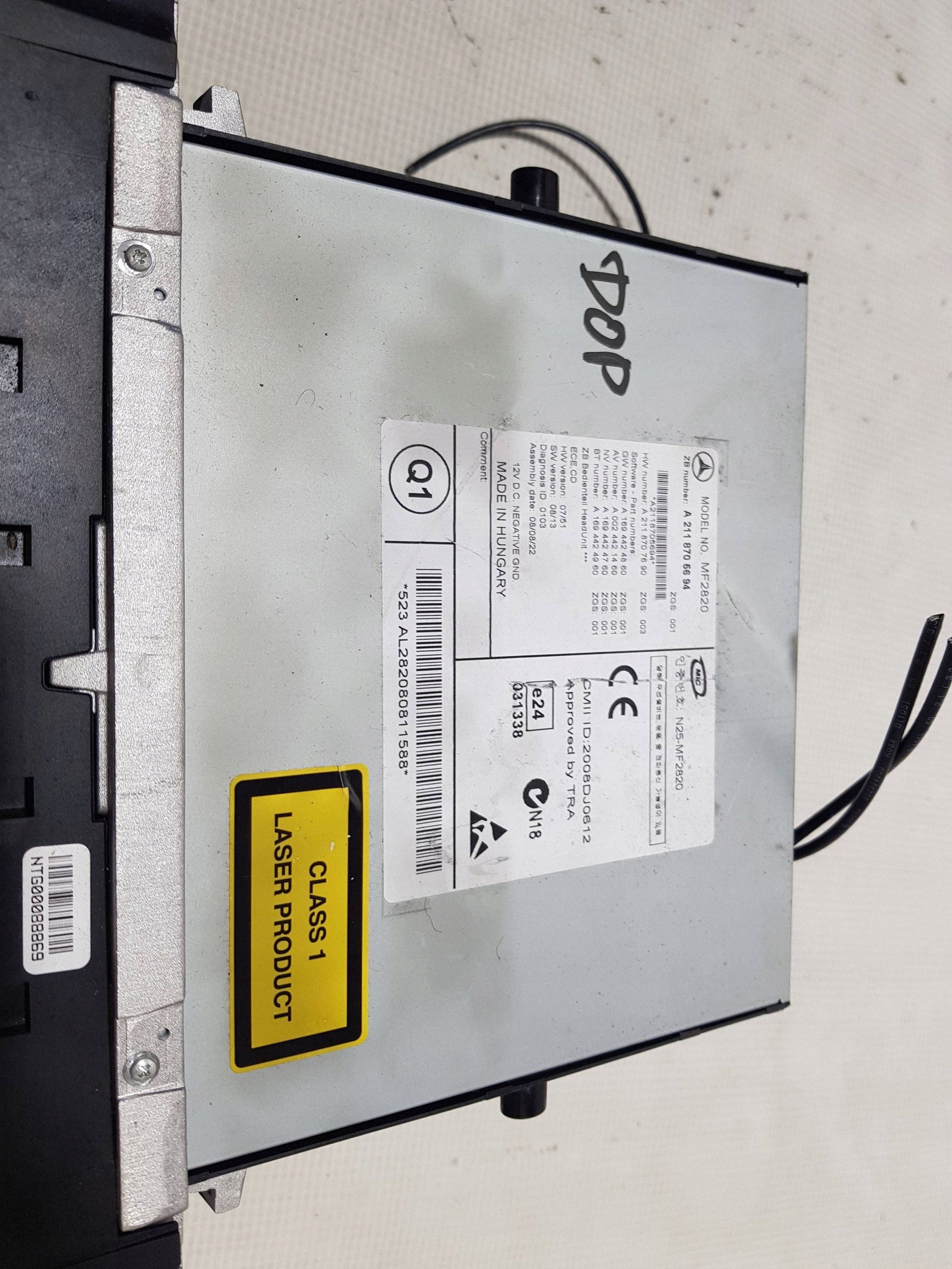 RADIO CD NAVI navigation Mercedes E W211 A2118705694