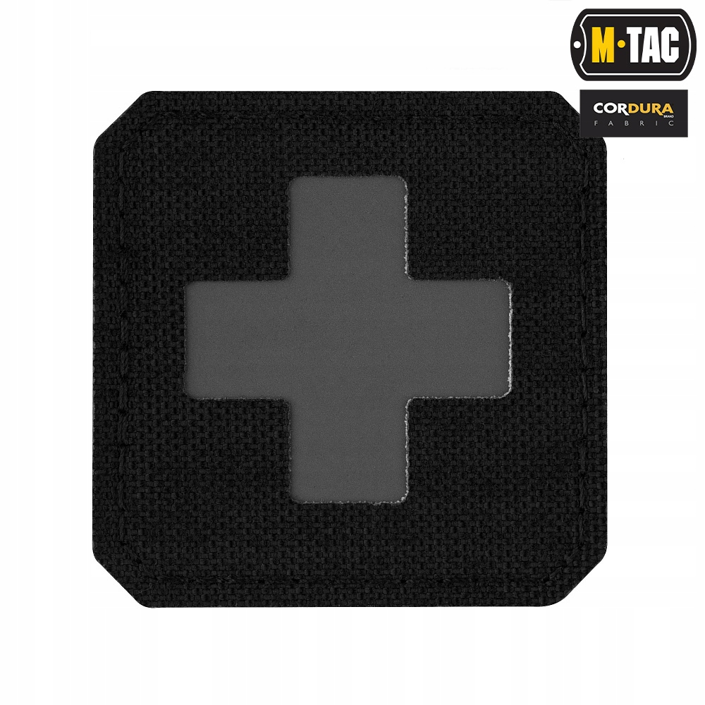 M-Tac Naszywka Medic Cross czarny/szary