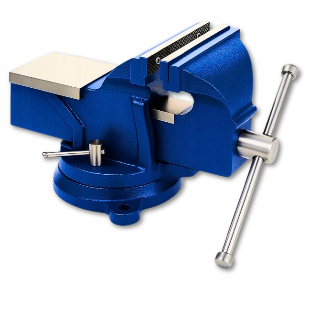 Pevný Otočný Svěrák 200 mm s tvrzenou kovadlinou