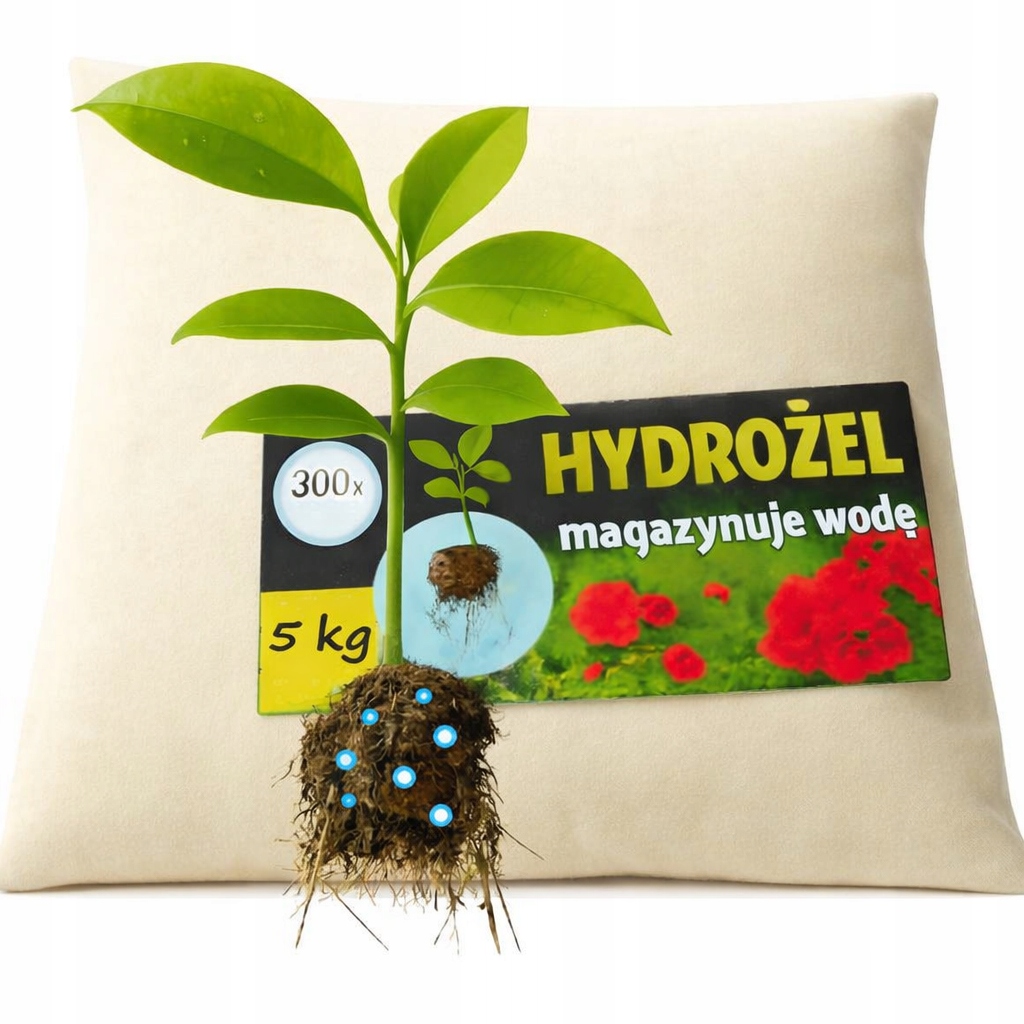 Hydrogel Zahradnický 5 kg hydrogel květiny ovoce zelenina