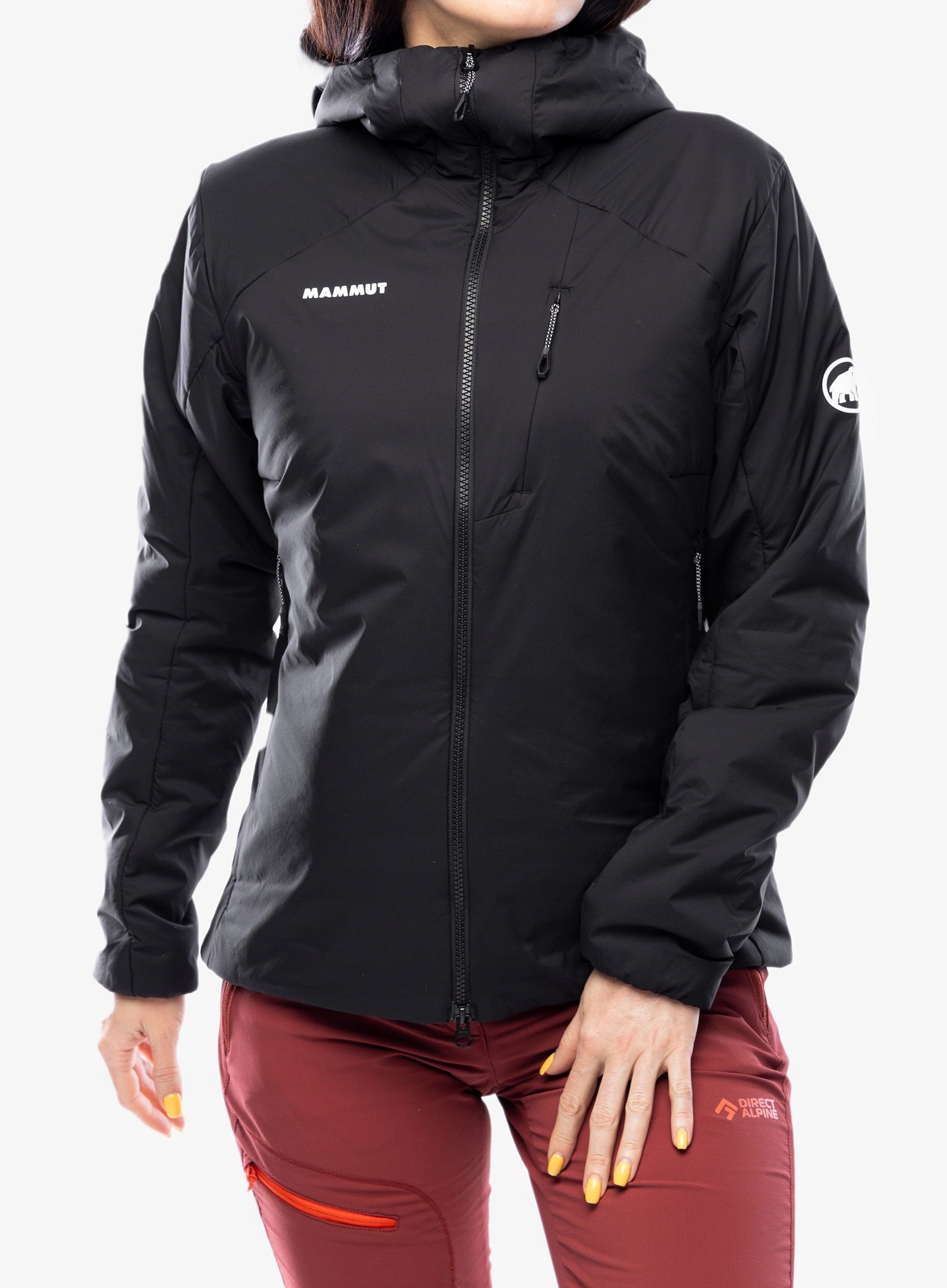 Kurtka ocieplana damska Mammut Rime In Flex Hooded Jacket black Xs