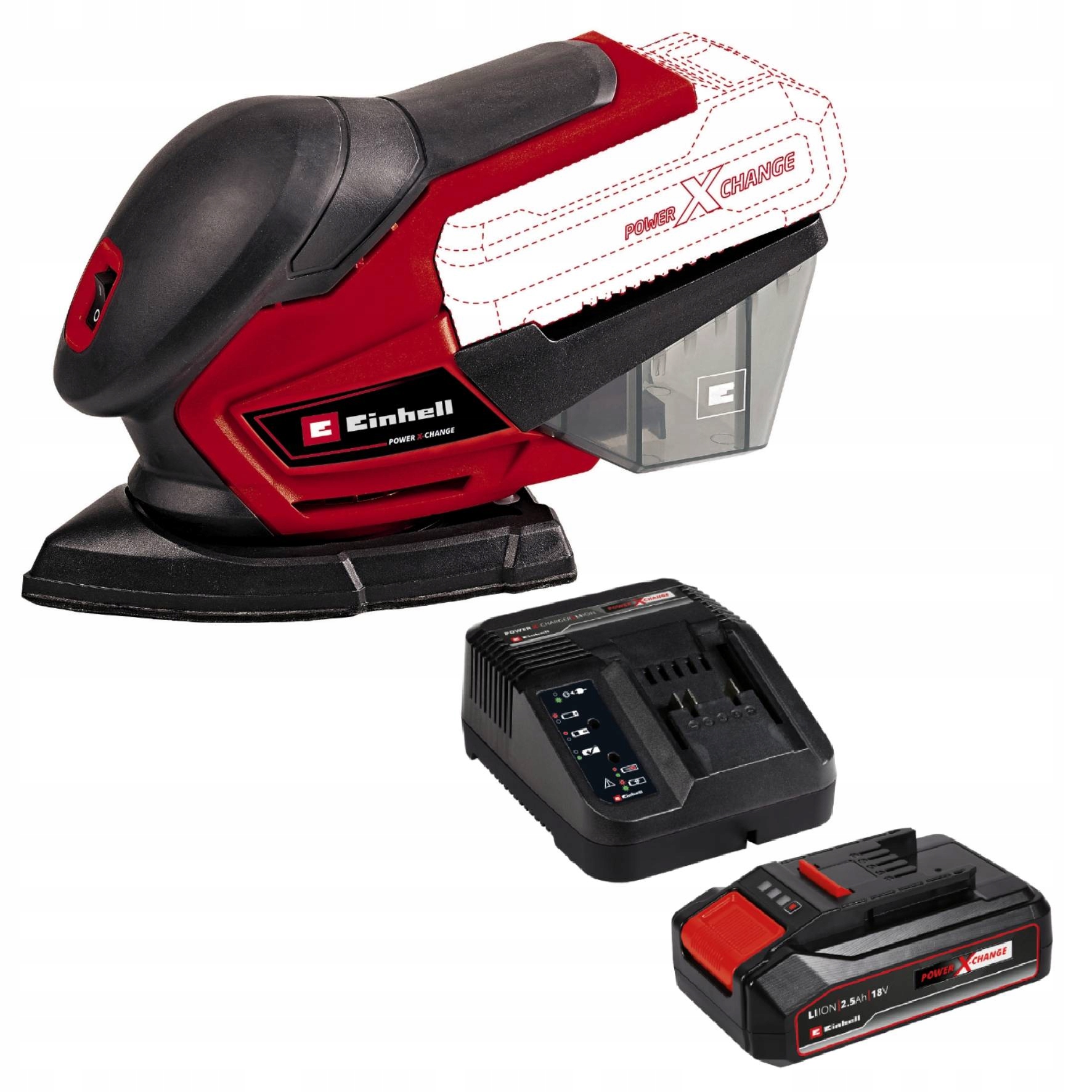 

Multiszlifierka Einhell Te-os 18/150 Li (2,5Ah Zs)