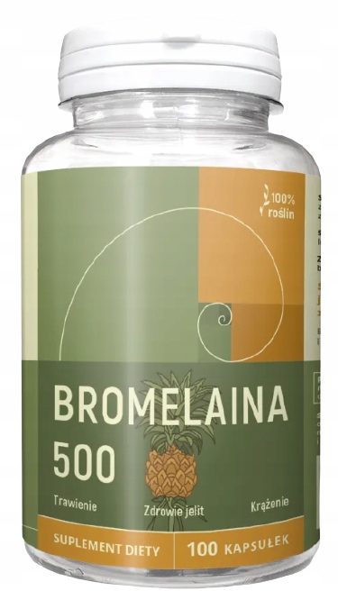 

Bromelaina 100 kapsułek x 500 mg Nanga