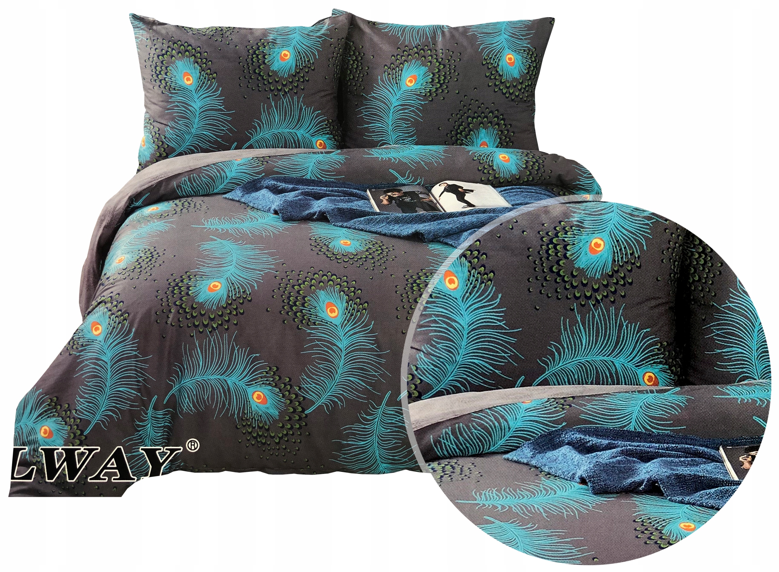 Pościel 200x220 Elway 100% Bawełna Komplet Pościeli Satynowej Nowe