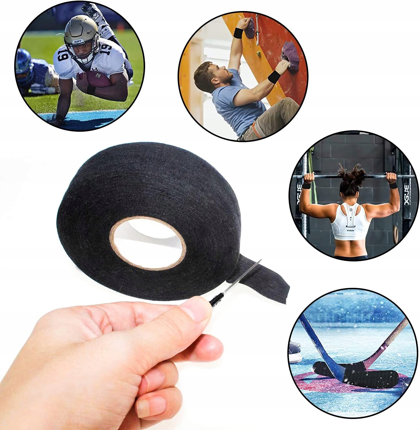 TAŚMA DLA KIJE DO HOKEJADO RÓŻNEGO PRZEZNACZENIA Model TAŚMA DO OWIJANIA