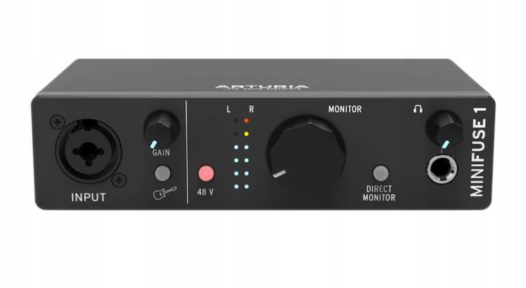 ARTURIA MiniFuse 1 BLACK INTERFEJS AUDIO USB EAN (GTIN) 3760033531656