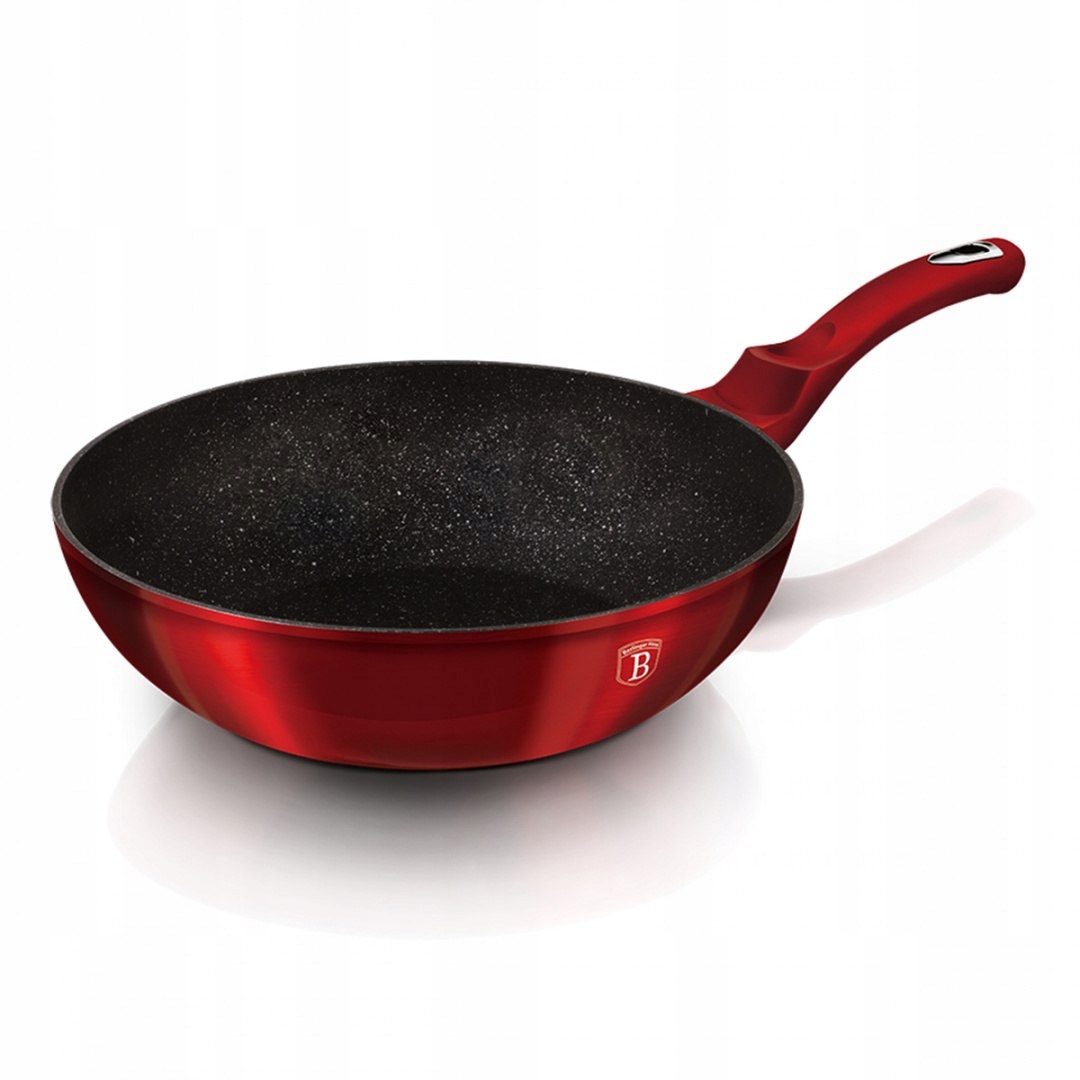 WOK GRANITOWY 30cm BERLINGER HAUS LINE BH-6166 BURGUNDY Marka Berlinger Haus