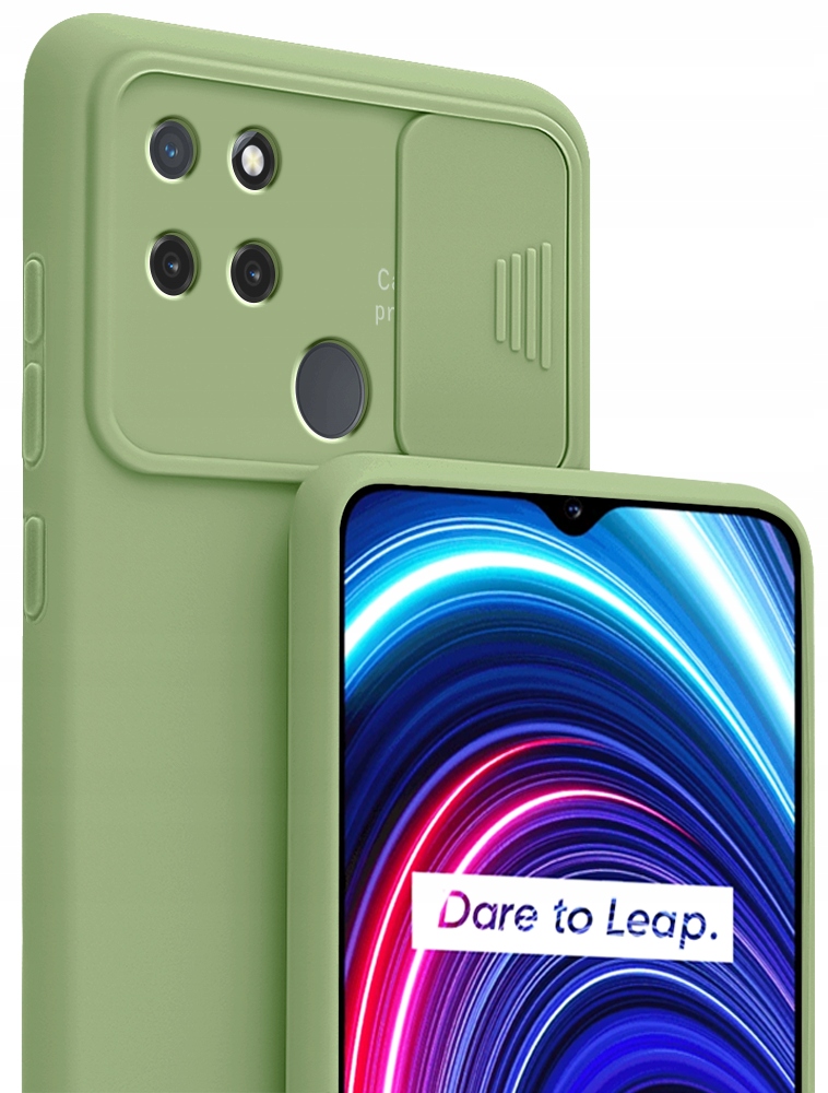 

Etui Silicone CamShield +Szkło do Realme C21Y C25Y