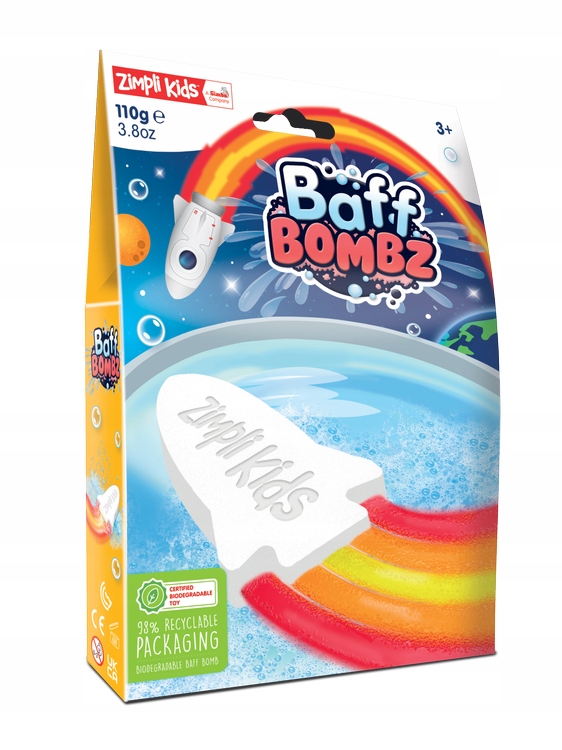 

Rakieta do kąpieli zmieniający kolor wody, Rainbow