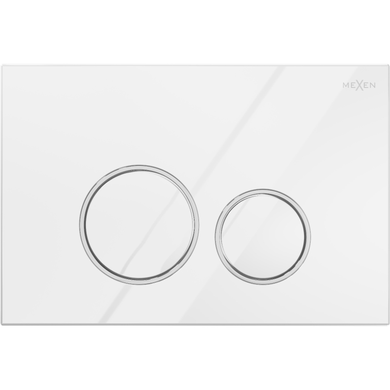 Mexen Fenix 05 splachovací tlačítko, Bílá 600500