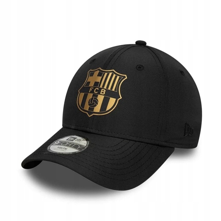 Czapka z daszkiem New Era 9FORTY Barcelona Black Gold Osfy Youth
