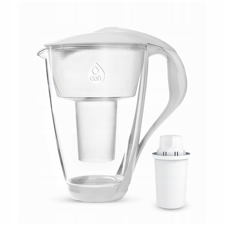 

Dzbanek filtrujący Dafi Crystal Led 2 l biały