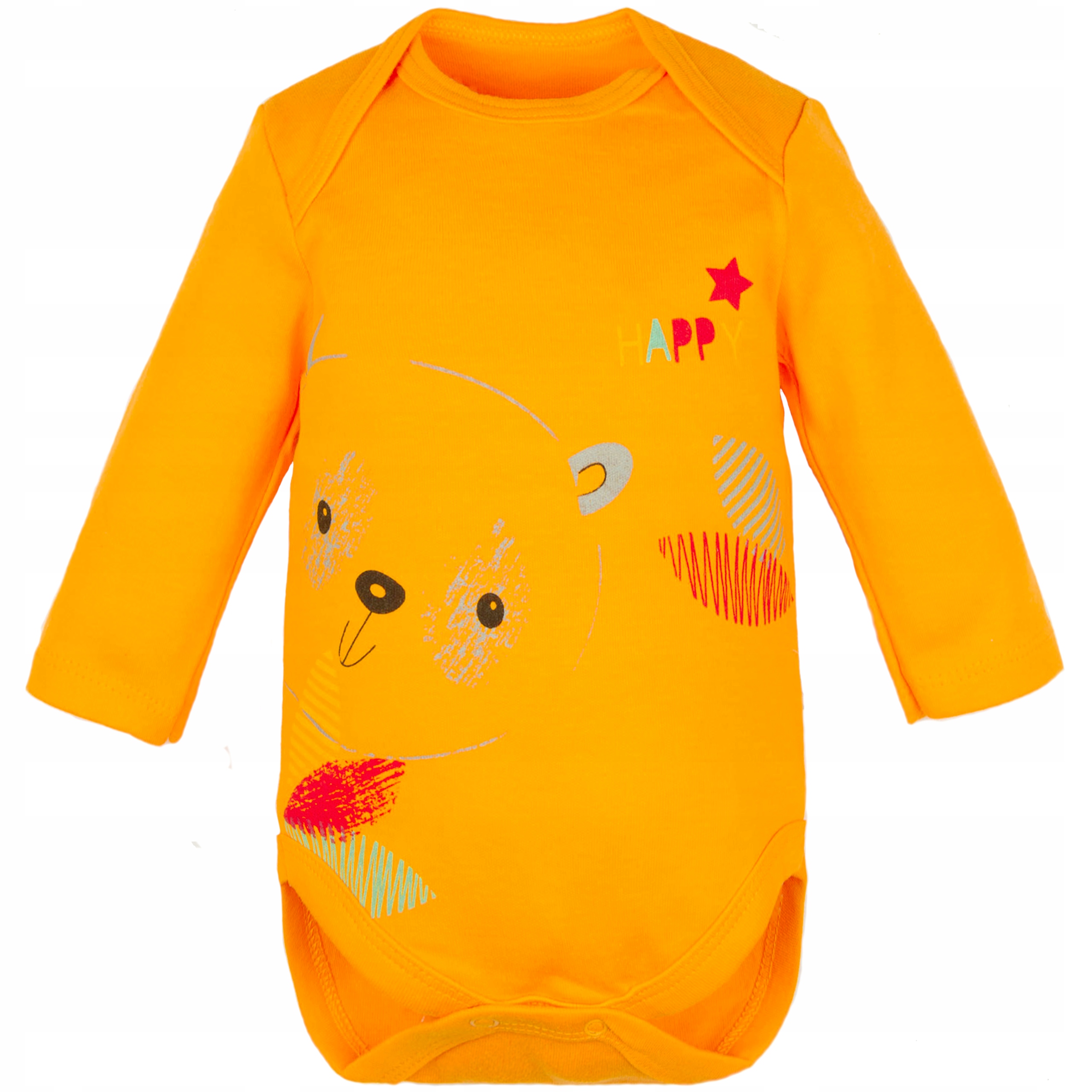 

Body długi rękaw Gładkie panda 74 dziecięce 6-9m