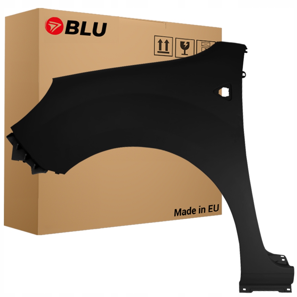 Blu Blatník Renault Kangoo 2 676 levý černý 08-13 přední NoirNacre