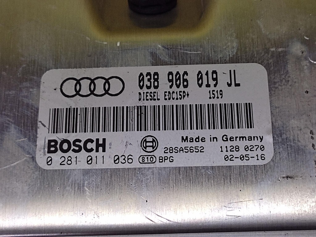 AUDI A4 B6 Centralina Motore 0281011036