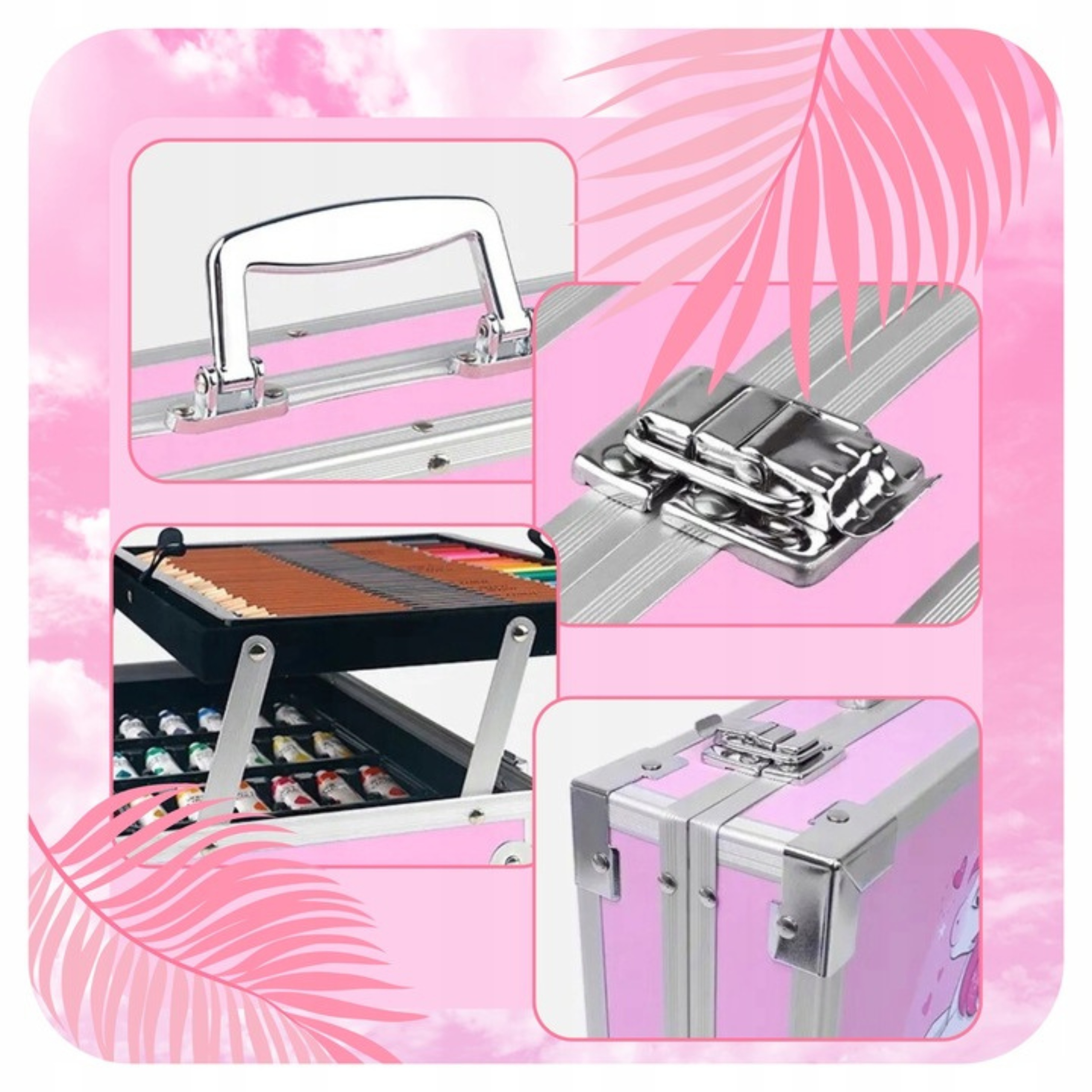 ZESTAW ARTYSTYCZNY DO MALOWANIA DLA DZIECI ZESTAW KREDKI FARBY FLAMSTRY XXL Marka Ragi