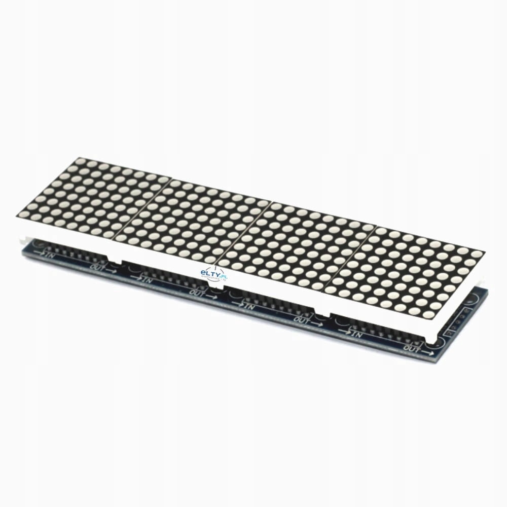 Matryca LED 32x8 z MAX7219, niebieska Producent Chiny