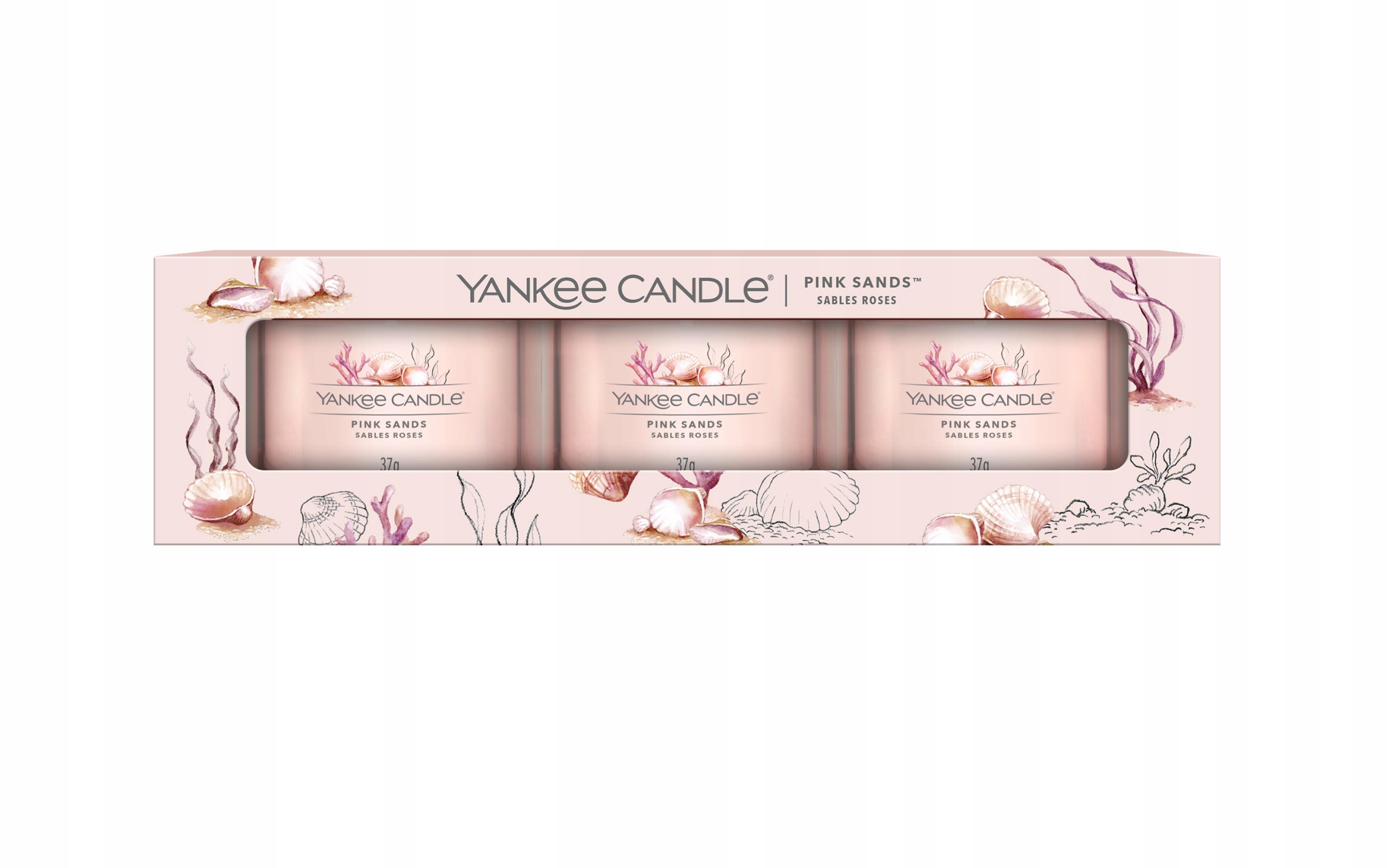 

Świeca Mini Yankee Candle 3szt Pink Sands 37g x 3