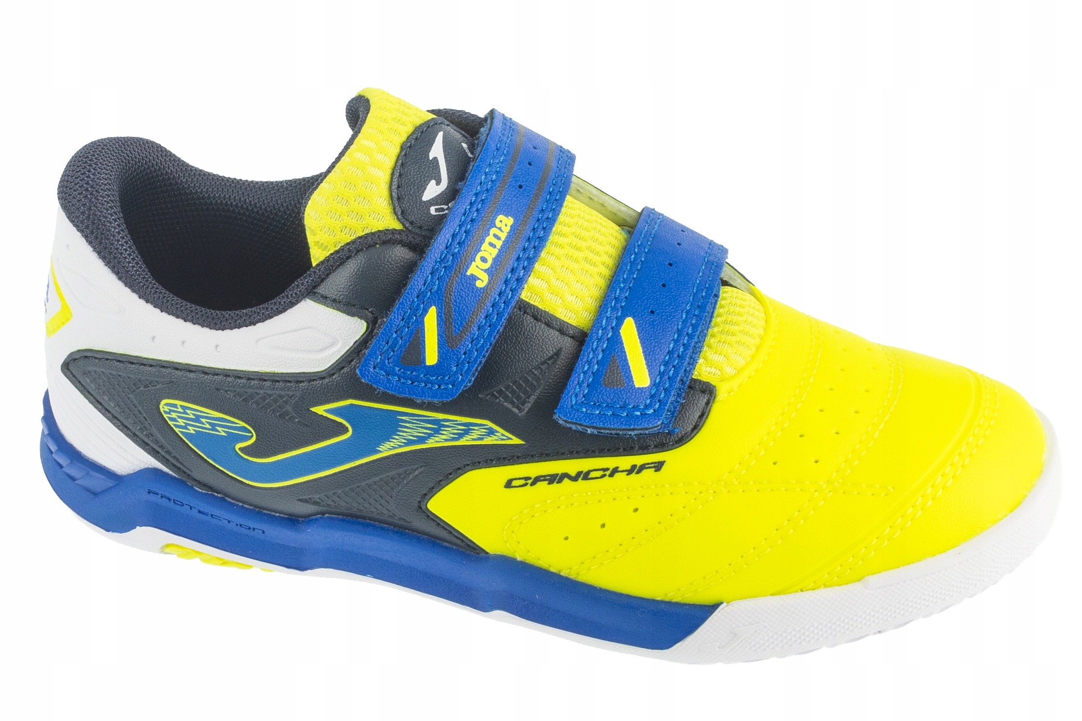 Joma Cancha Jr 2609 In [30] Chlapecké halové boty, žlutá barva