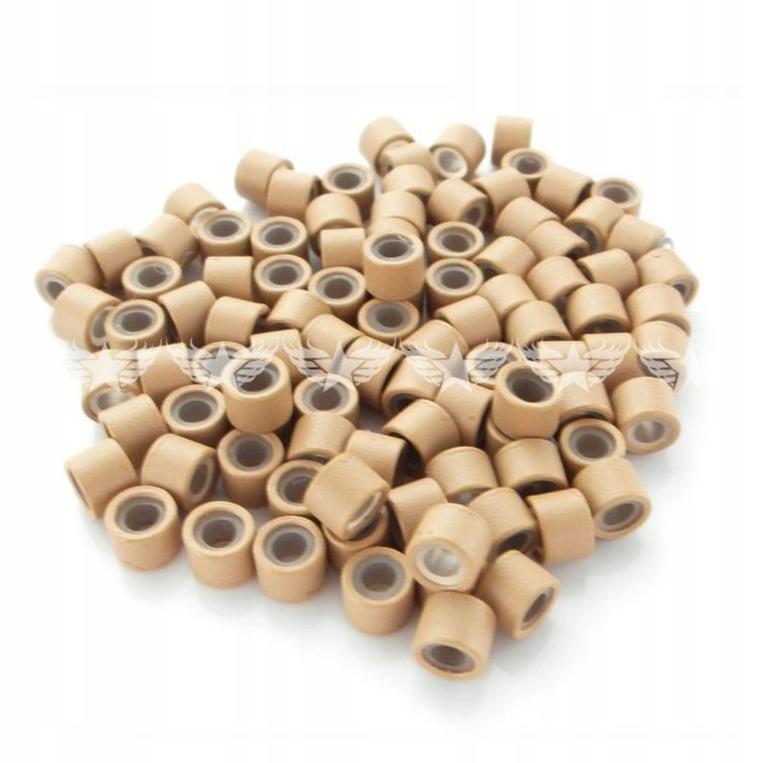 

Ringi Mikroringi z silikonem 100 sztuk -L- ś.blond