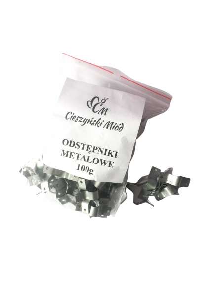 

Odstępniki metalowe 100g pasieka ul