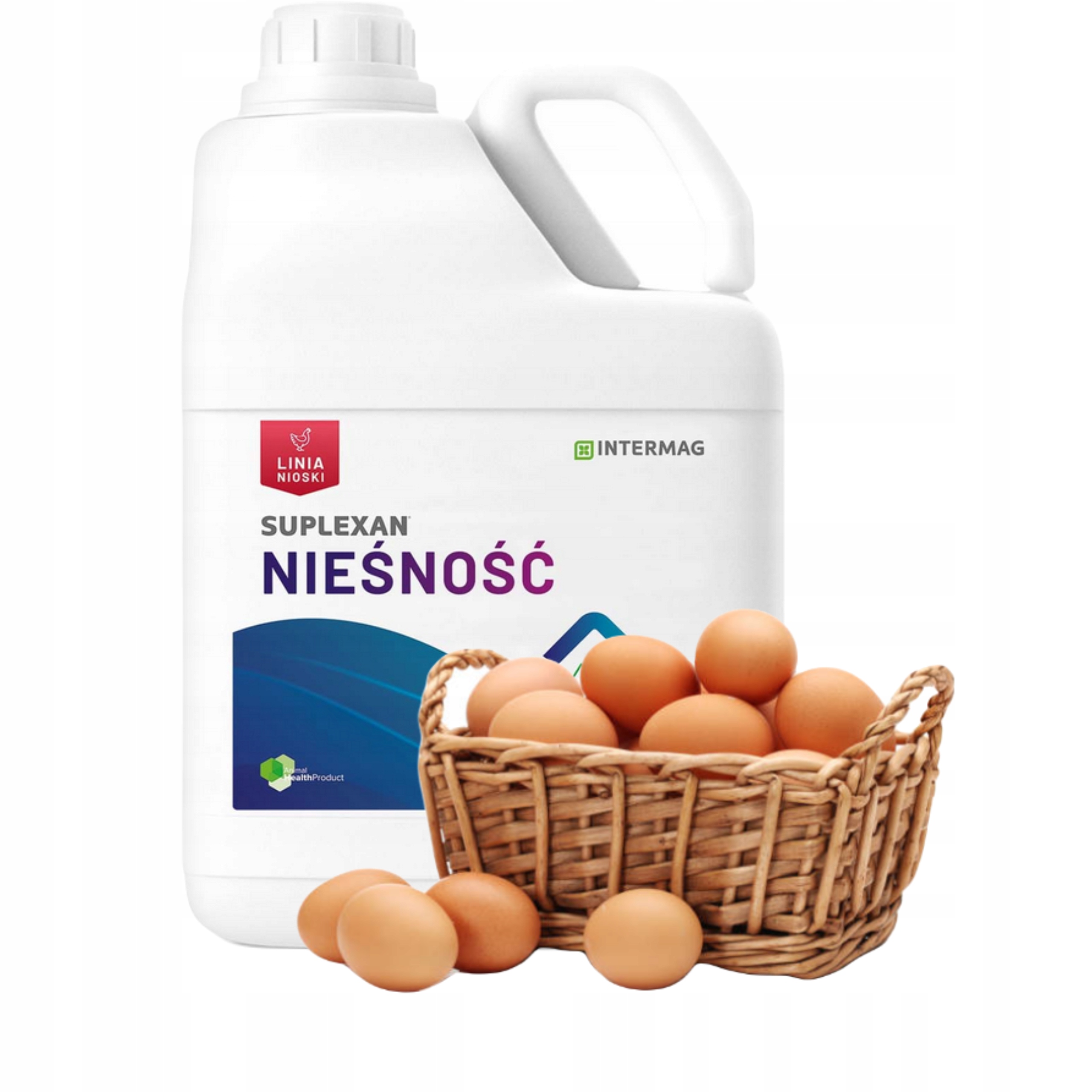 Suplexan Nieśność 5 l Witaminy dla Kur Niosek Poprawiają Nieśność