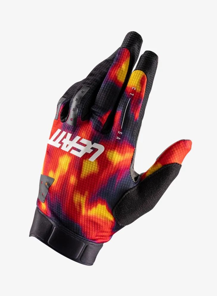 Cyklistické rukavice Leatt Glove Mtb 1.0 GripR heatmap red L