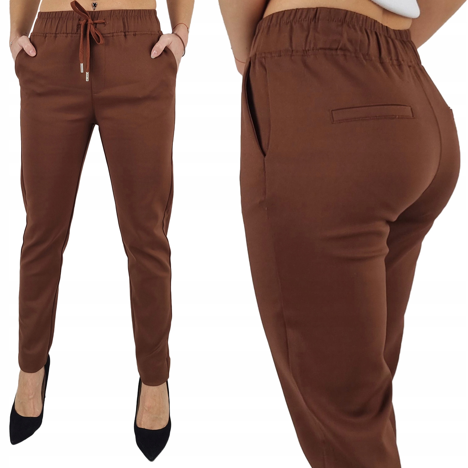 #dámské Kalhoty Freesia Gumička S Dlouhým Zavazováním