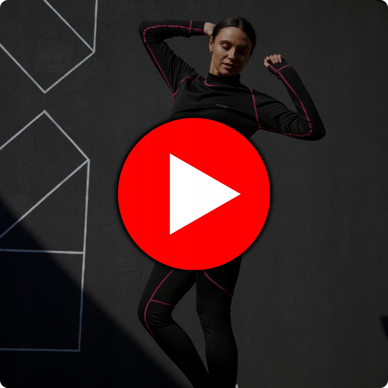 Bielizna Termoaktywna Damska L XL KOMPLET Odzież Termo Bluza Leginsy Różowe Marka Ercole