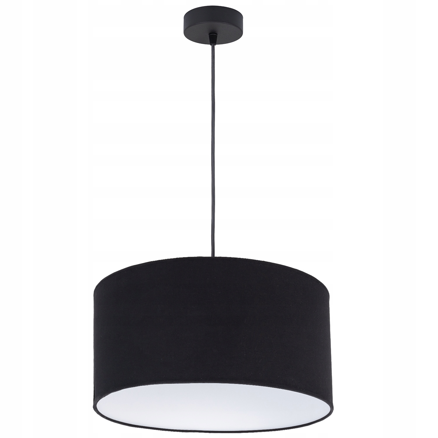 

Lampa Wisząca Sufitowa Maxi Abażur Tkanina Led