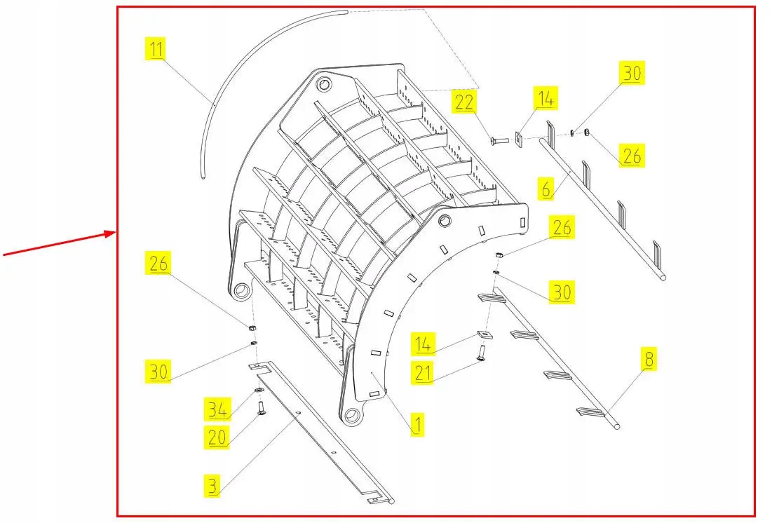 102593528 Klepisko do kukurydzy Marka maszyny Inna